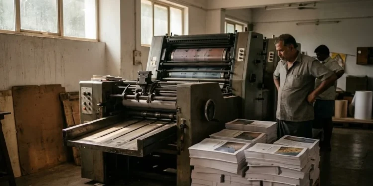 Kerala school textbook printing